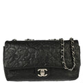 Chanel 2011 Black Calfskin Icon Shoulder Bag