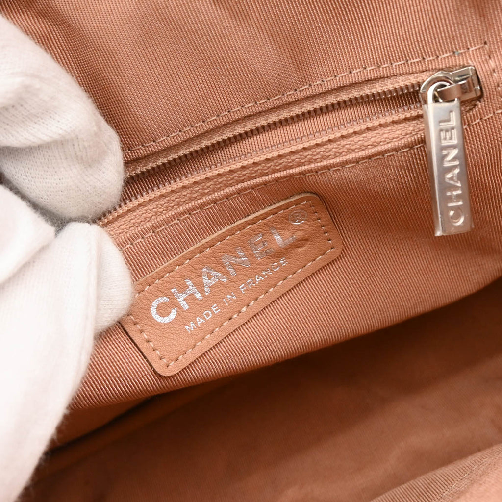Chanel 2018 Pink Lambskin Chevron Camera Bag Small