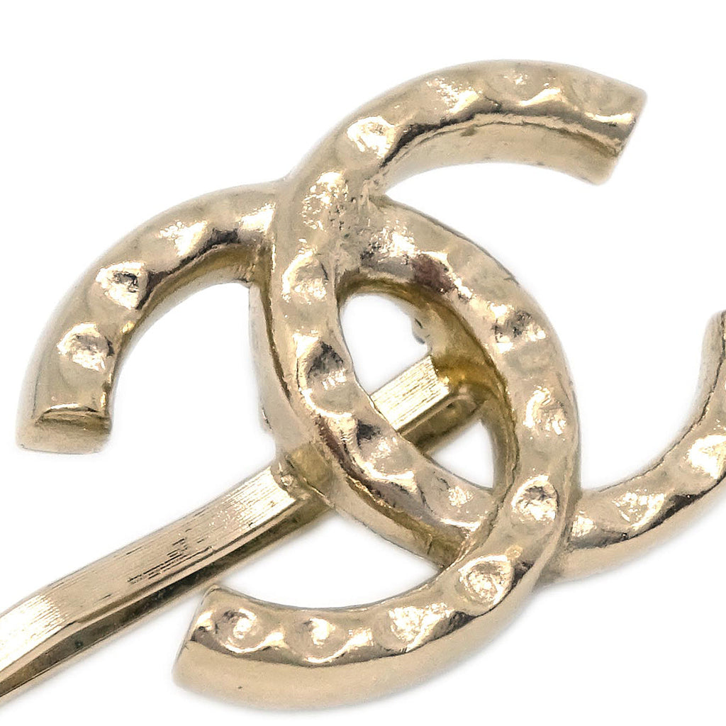 Chanel CC Hairpin Gold 10A