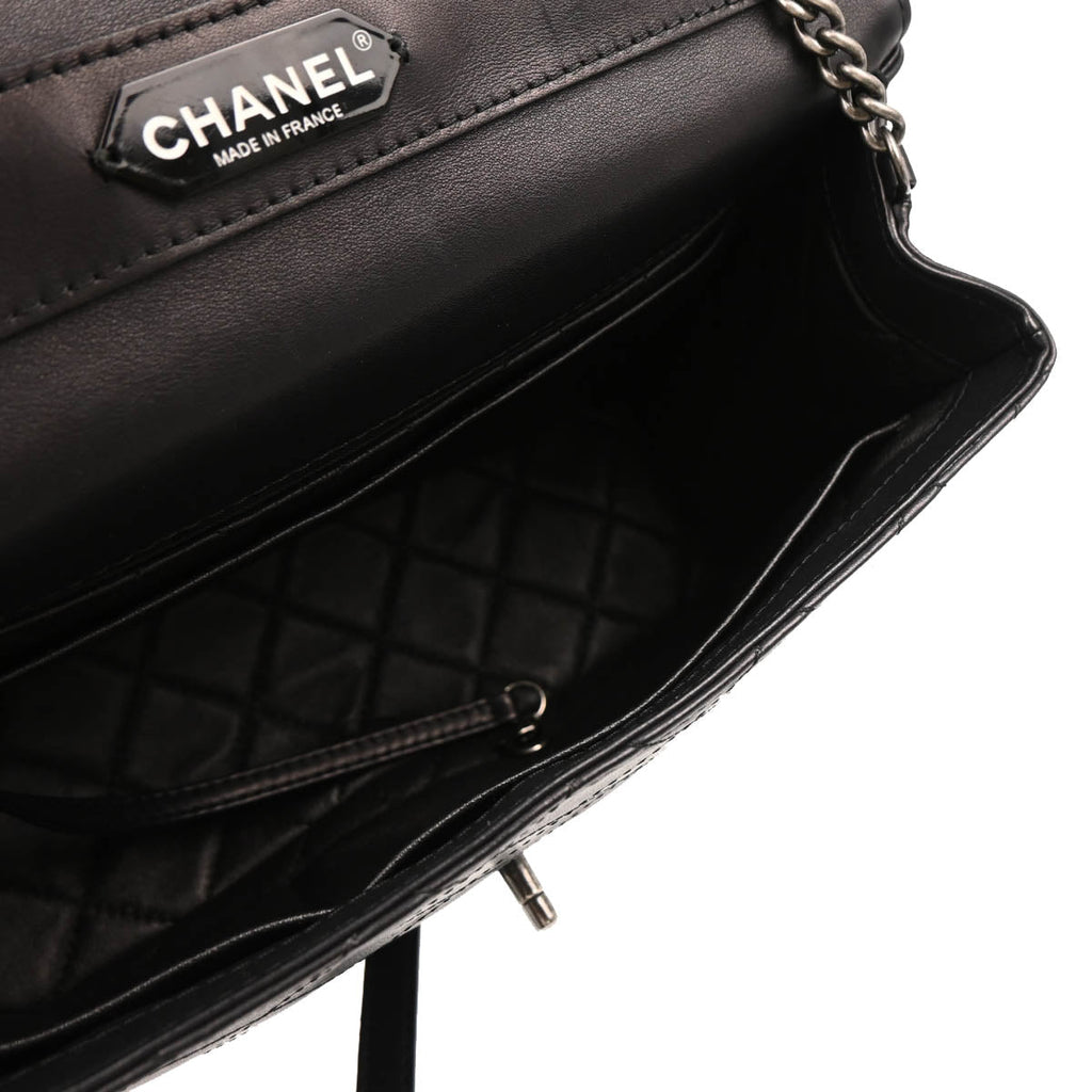Chanel 2016-2017 Black Lambskin Urban Luxury 2way Handbag