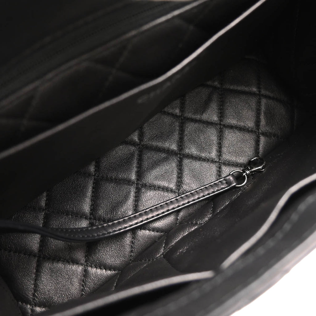 Chanel 2016-2017 Black Lambskin Urban Luxury 2way Handbag