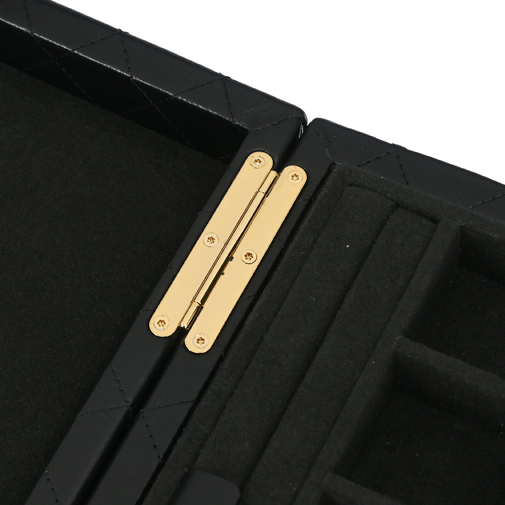 Chanel * 2019 Black Lambskin Jewelry Box