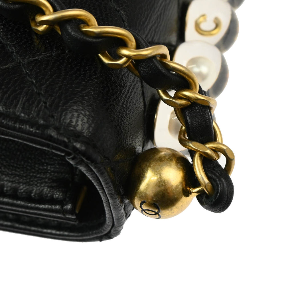 Chanel 2019 Black Lambskin Shoulder Bag