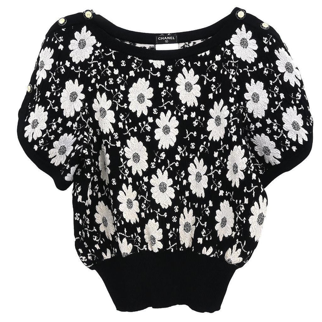 Chanel 2014 Short Sleeve Top Black #34