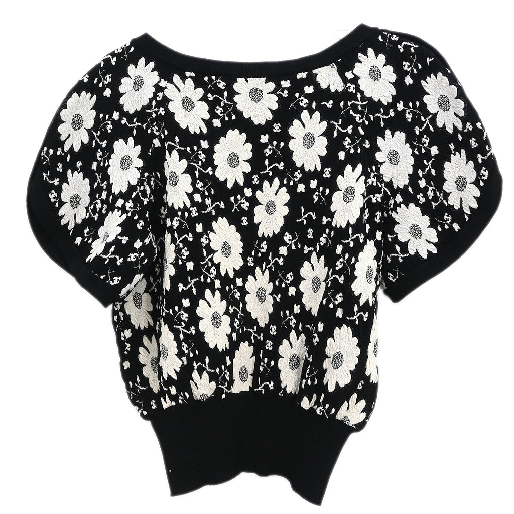 Chanel 2014 Short Sleeve Top Black #34