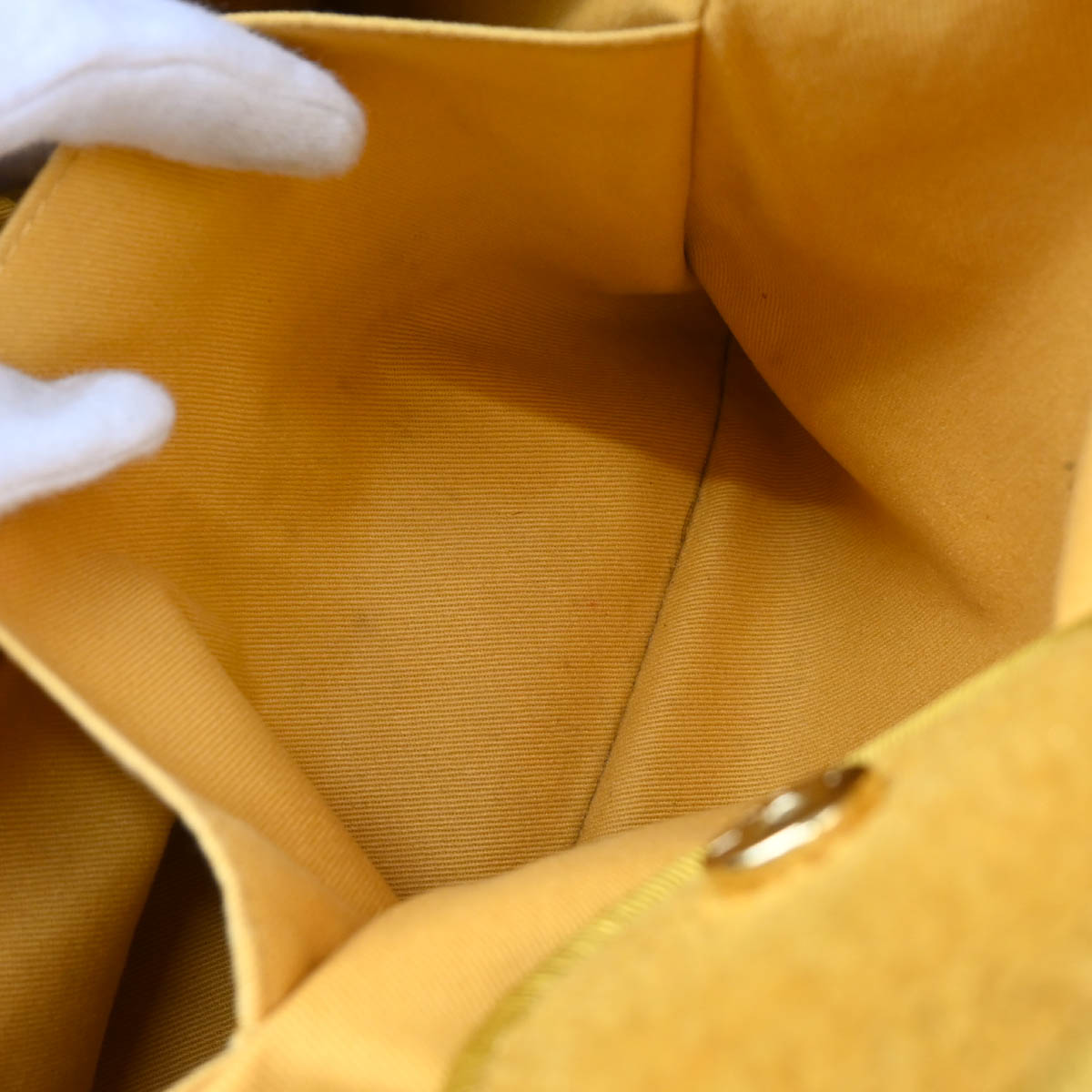 Chanel 2019 Yellow Fabric Medium Deauville 2way Shoulder Tote Bag