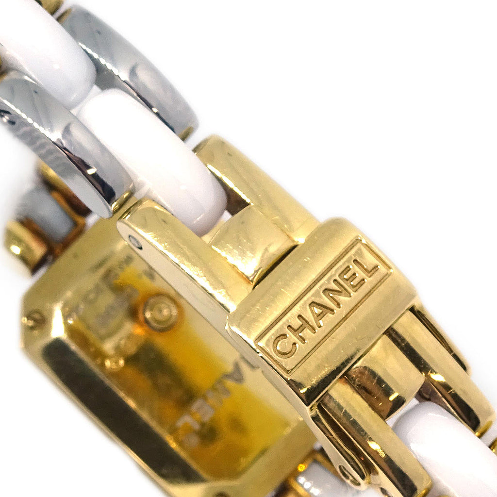Chanel Premiere H2435 Quartz Watch Ceramic 18KYG Diamond