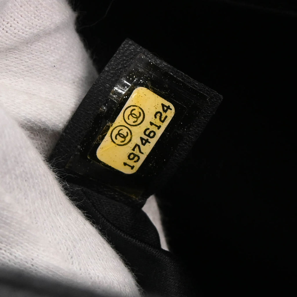 Chanel 2014 Black Caviar Grand Shopping Tote GST Handbag