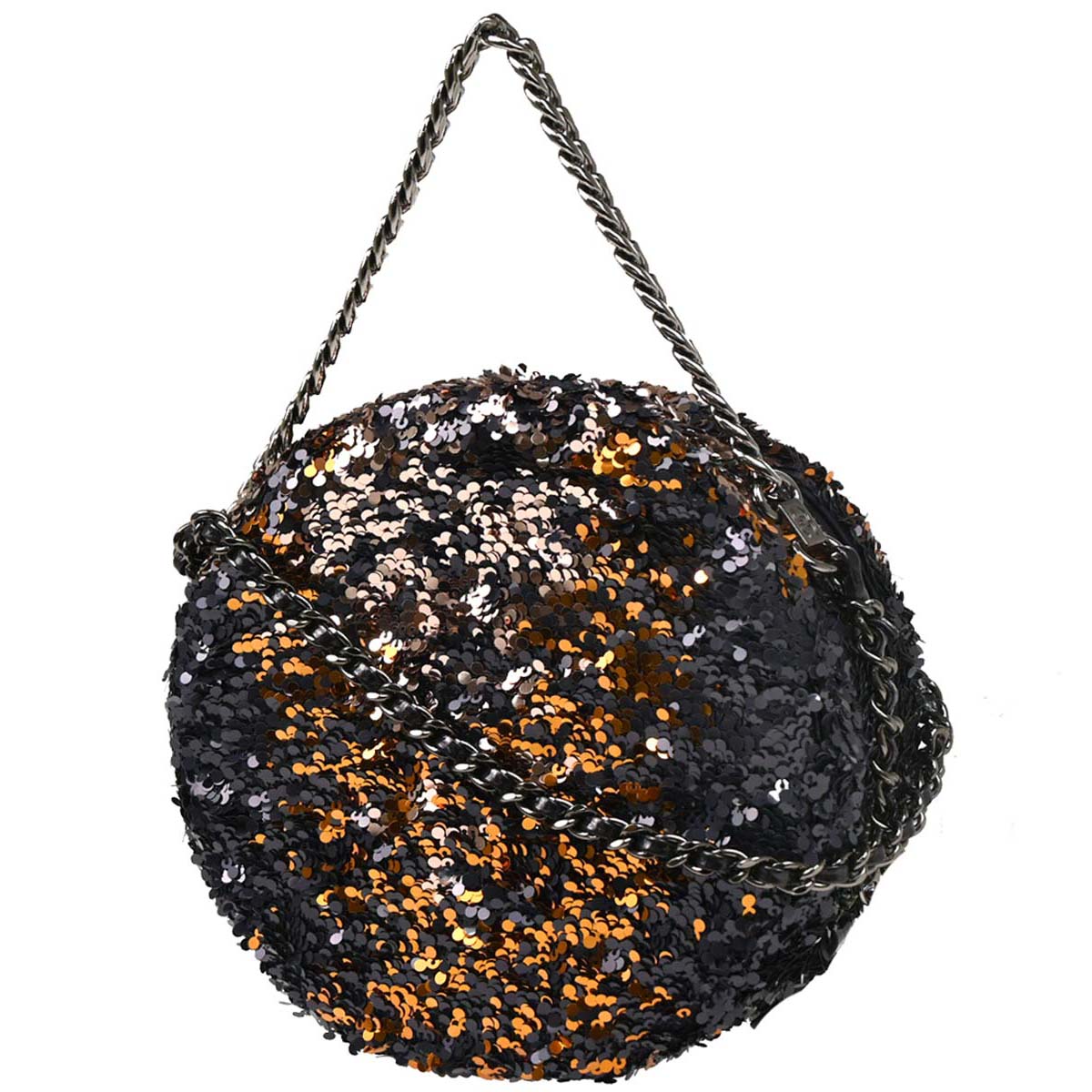 Chanel 2018-2019 Paris-Hamburg Navy Sequins 2way Shoulder Handbag