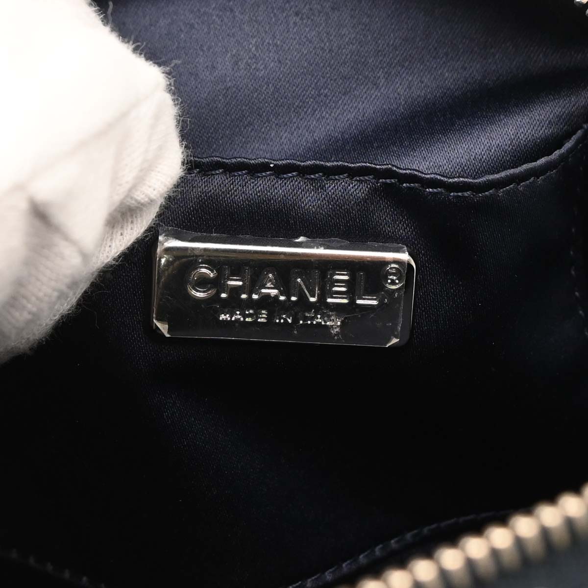 Chanel 2018-2019 Paris-Hamburg Navy Sequins 2way Shoulder Handbag