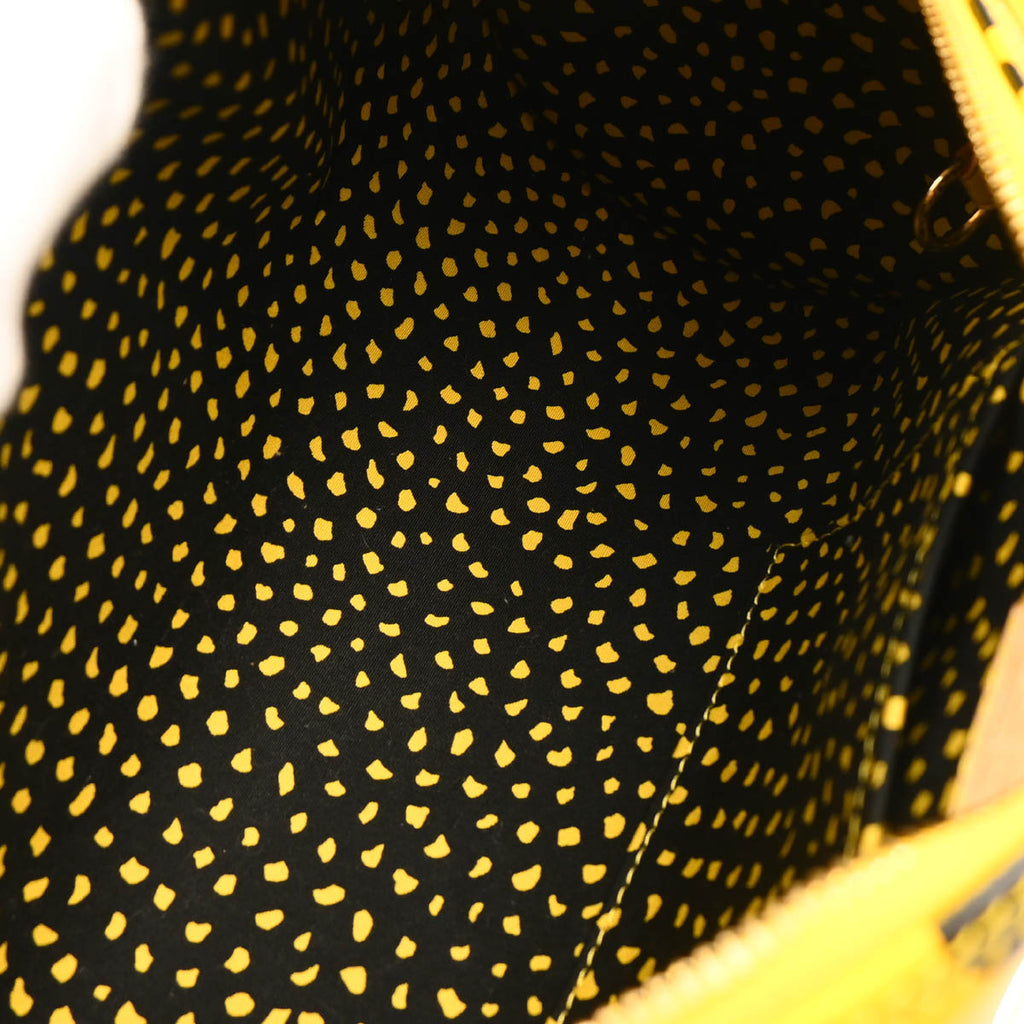 Louis Vuitton 2012 Yellow Vernis Dot Infinity Papillon Handbag M91424