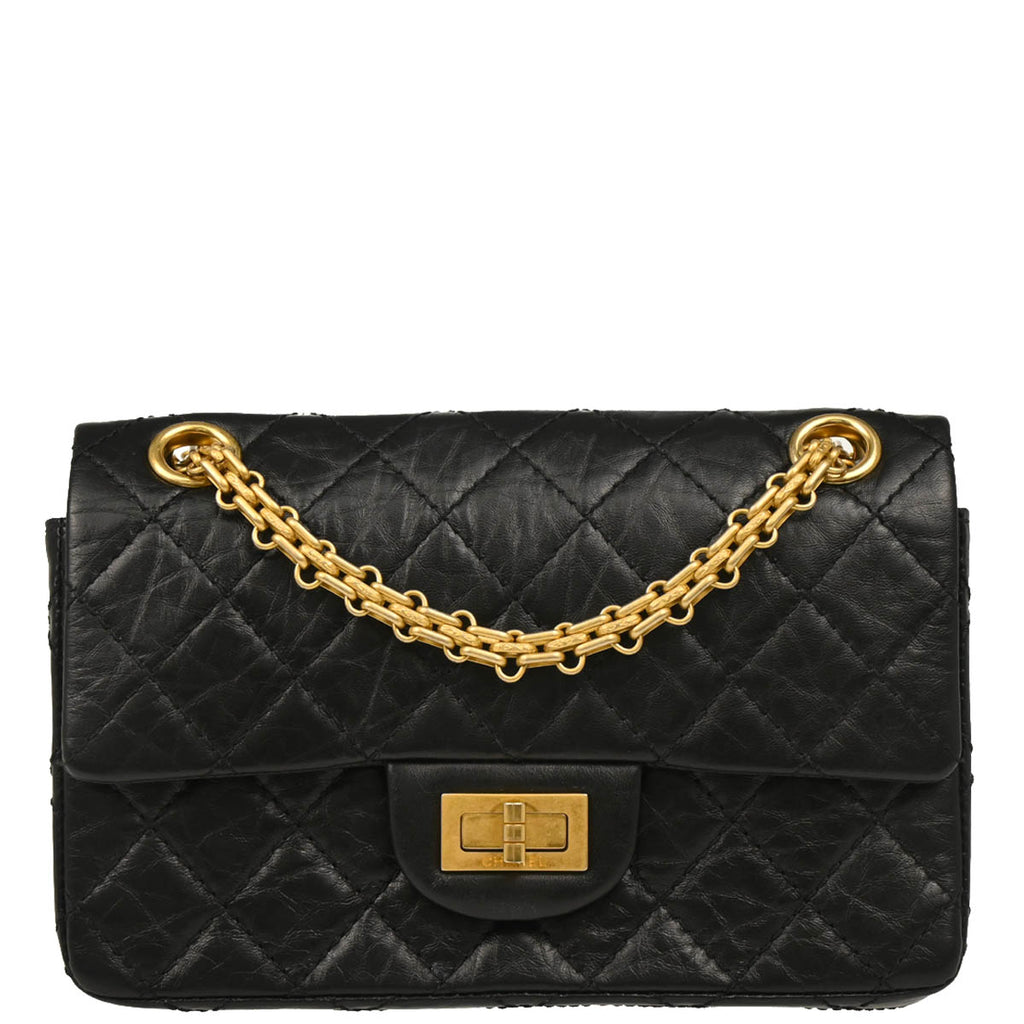 Chanel 2019 Black Calfskin Mademoiselle Lock Shoulder Bag