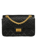 Chanel 2019 Black Calfskin Mademoiselle Lock Shoulder Bag