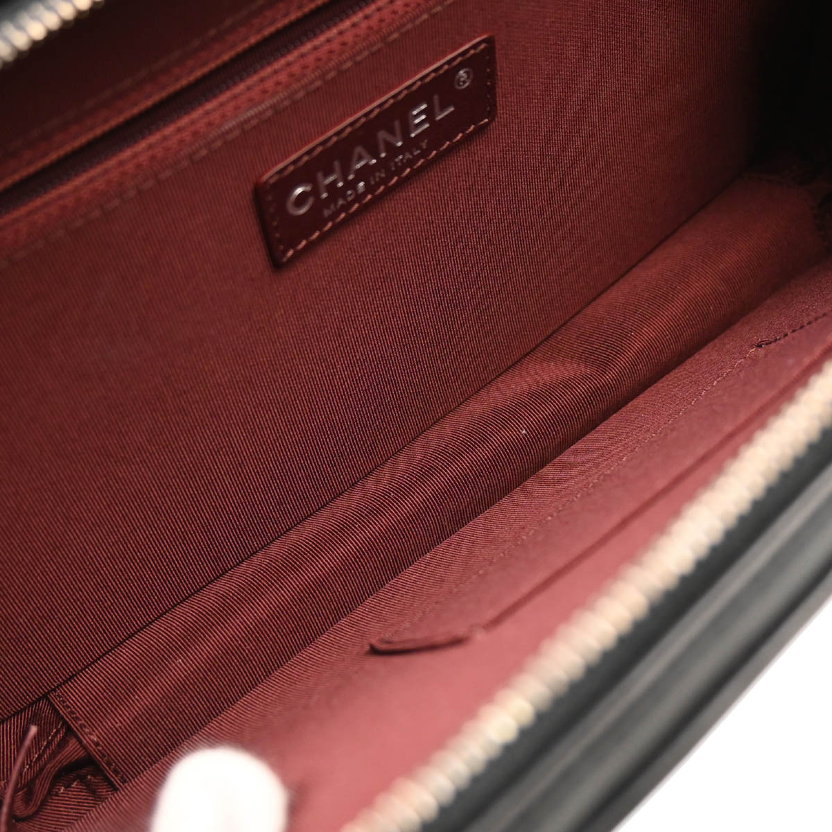 Chanel 2014-2015 Black Lambskin Medium Coco Boy Camera Bag
