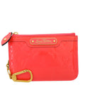 Louis Vuitton 2015 Pink Vernis Pochette Cles NM Coin Wallet M93204