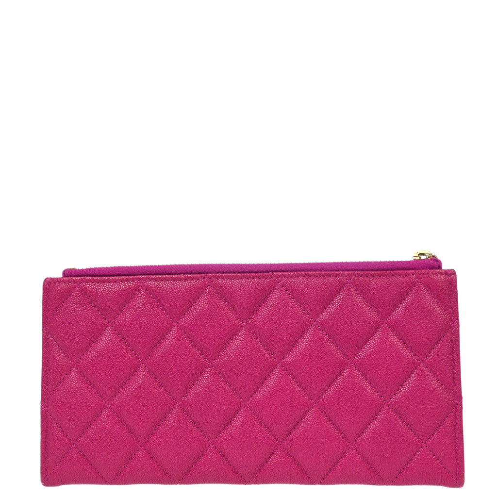 Chanel 2019 Pink Caviar Wallet