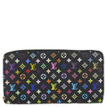 Louis Vuitton 2011 Black Multicolor Zippy Wallet M60243