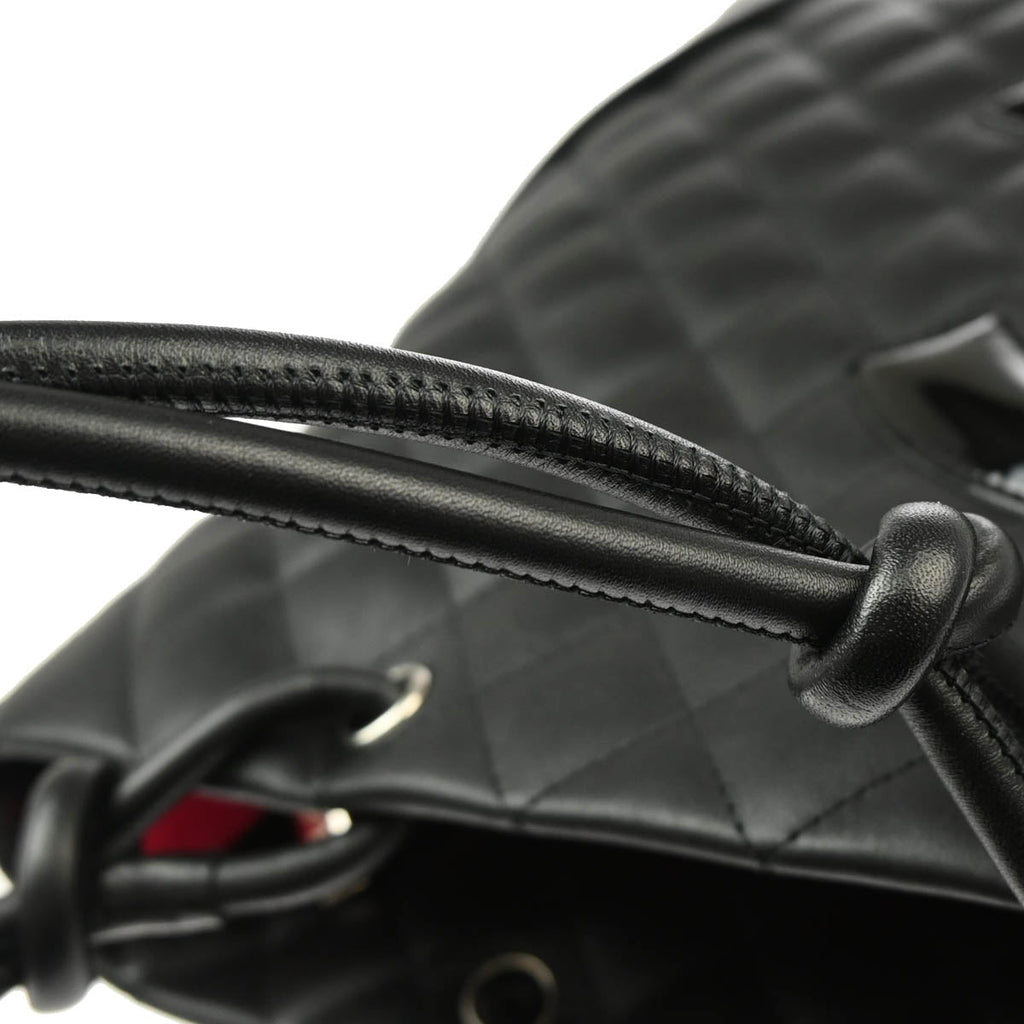 Chanel 2010-2011 Black Calfskin Cambon Ligne Tote Handbag
