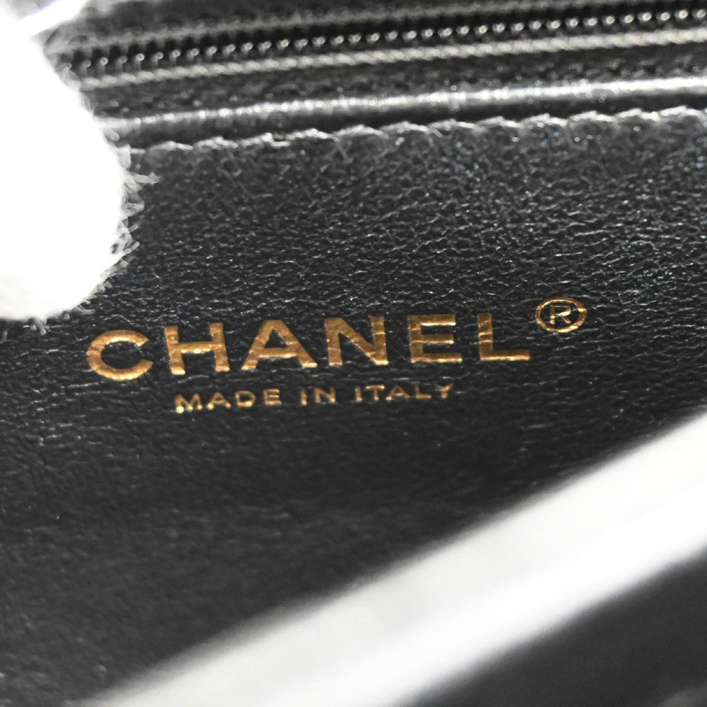 Chanel 2018 Black Lambskin Trendy Chevron 2way Shoulder Handbag