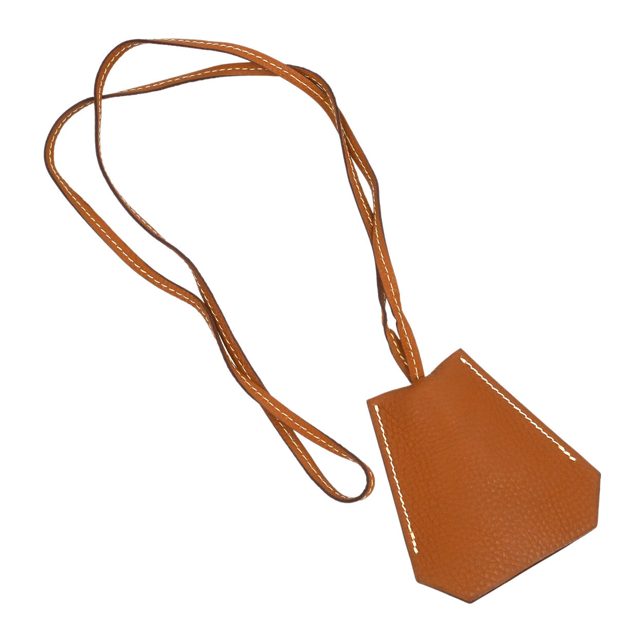 Hermes 2012 Gold Togo Clochette Necklace Pendant