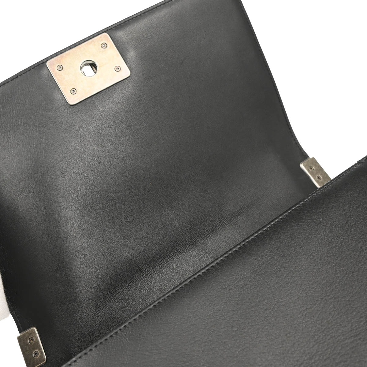 Boy Chanel 2018-2019 Black Bronze Lambskin Medium Shoulder Bag