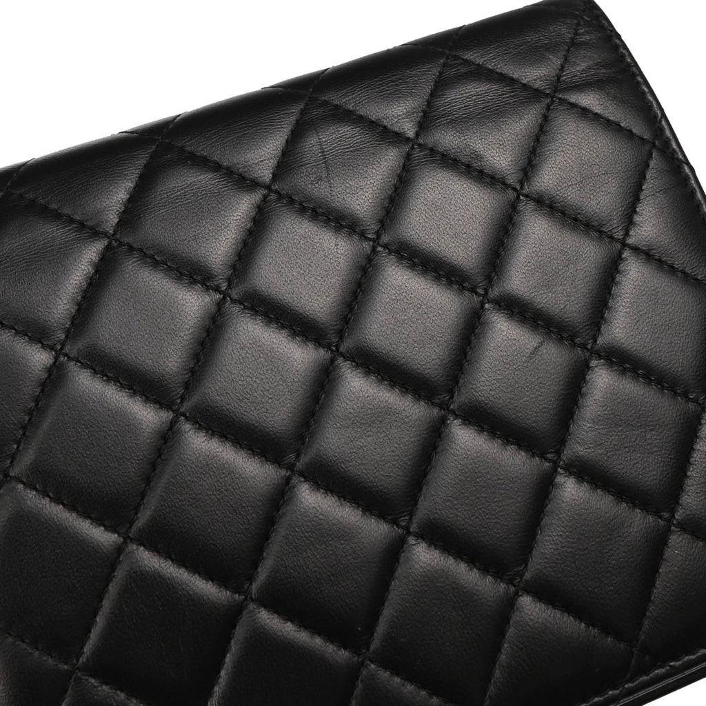 Chanel 2017-2018 Black Lambskin WOC Shoulder Bag