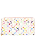 Louis Vuitton 2013 White Multicolor Zippy Wallet M60241
