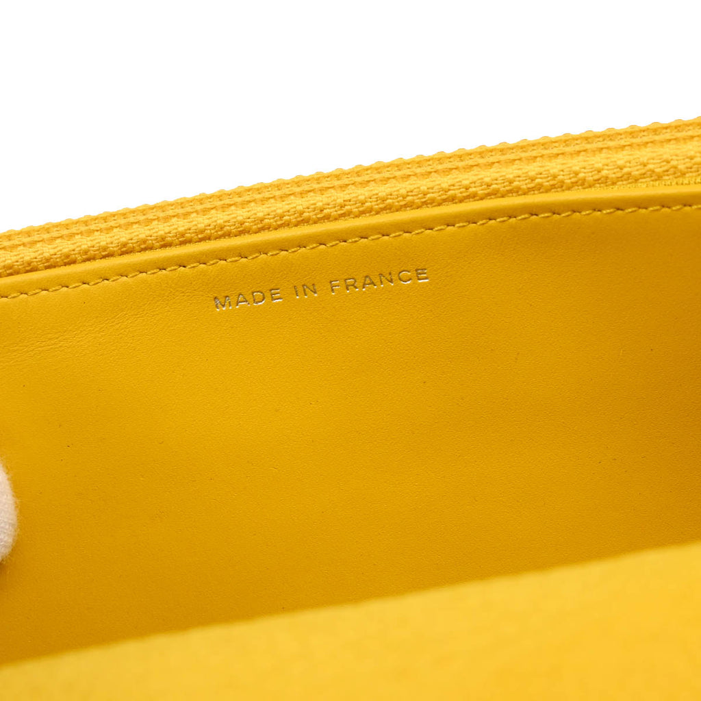 Chanel 2013-2014 Yellow Caviar Classic WOC Shoulder Wallet Bag