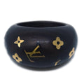 Louis Vuitton 2012 Black Wood Burg Sylvania Ring M65934 #M #53 #13