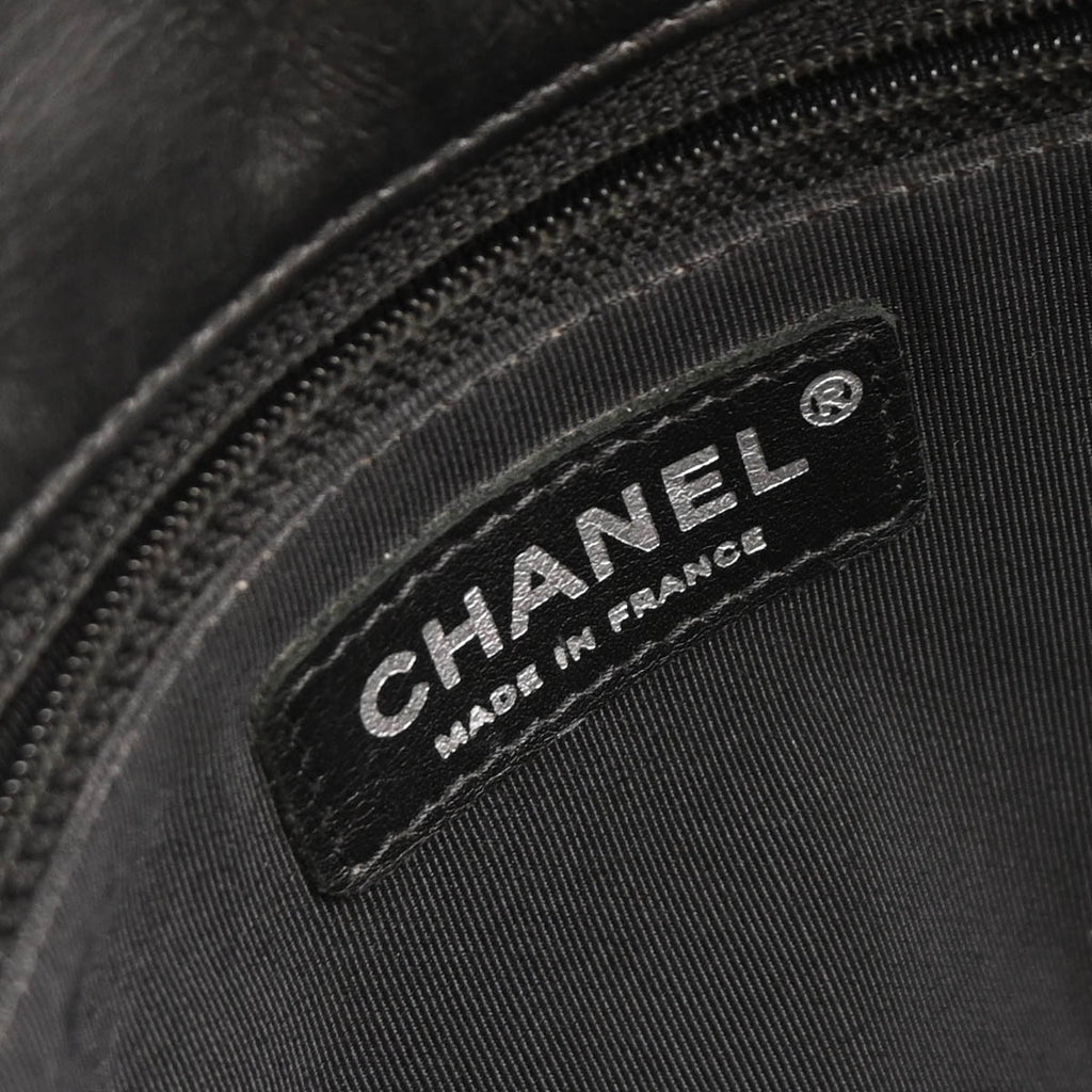 Chanel 2013-2014 Black Lambskin Medium Hula Hoop Handbag
