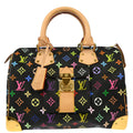 Louis Vuitton 2011 Black Monogram Multicolor Speedy 30 Handbag M92642