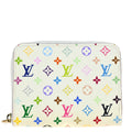 Louis Vuitton 2012 White Multicolor Zippy Wallet M93741