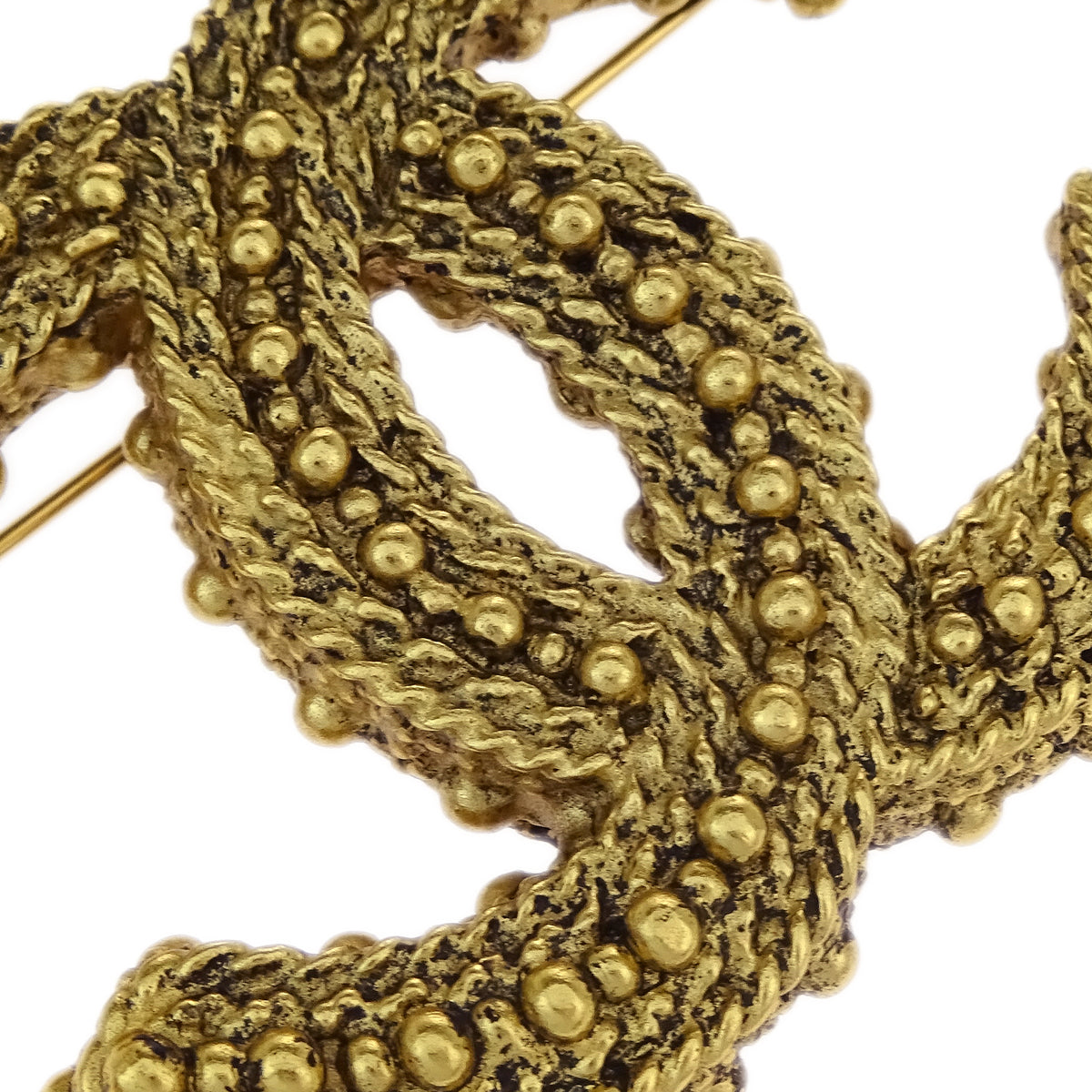 Chanel CC Brooch Pin Gold A11A