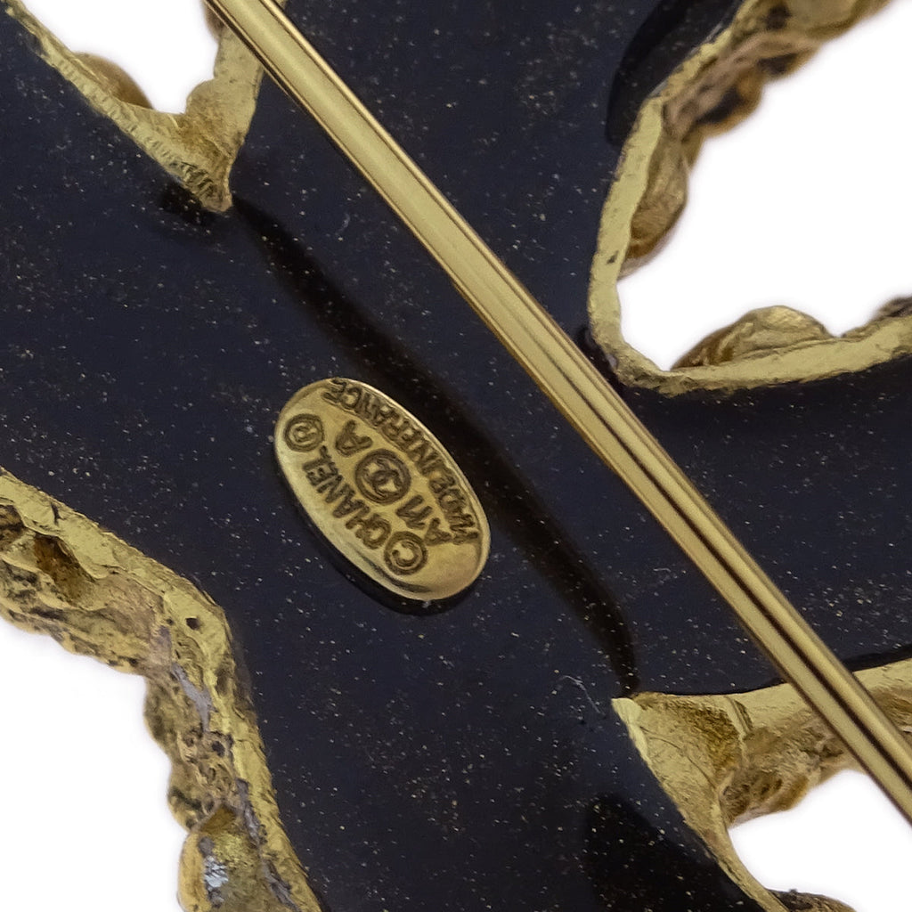 Chanel CC Brooch Pin Gold A11A