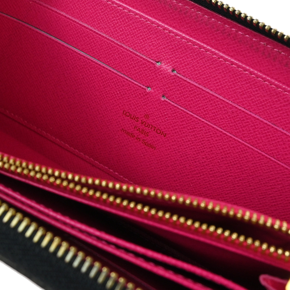 Louis Vuitton Black Multicolor Zippy Wallet M60243