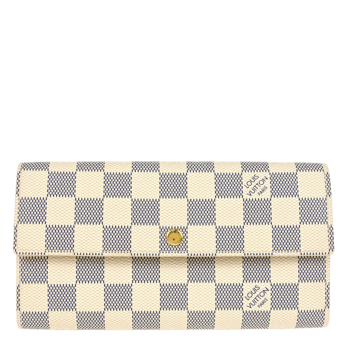 Louis Vuitton 2012 Damier Azur Portefeuille Sarah Coin Purse Wallet N61735