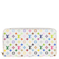 Louis Vuitton 2015 White Multicolor Zippy Wallet M60241