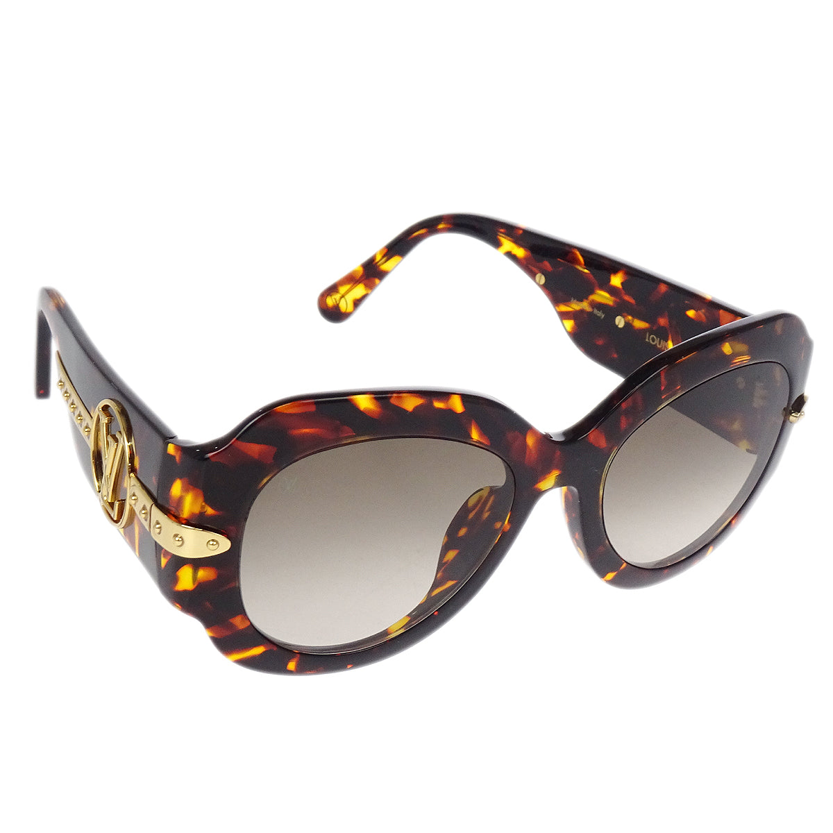 Louis Vuitton Sunglasses Eyewear Brown Small New