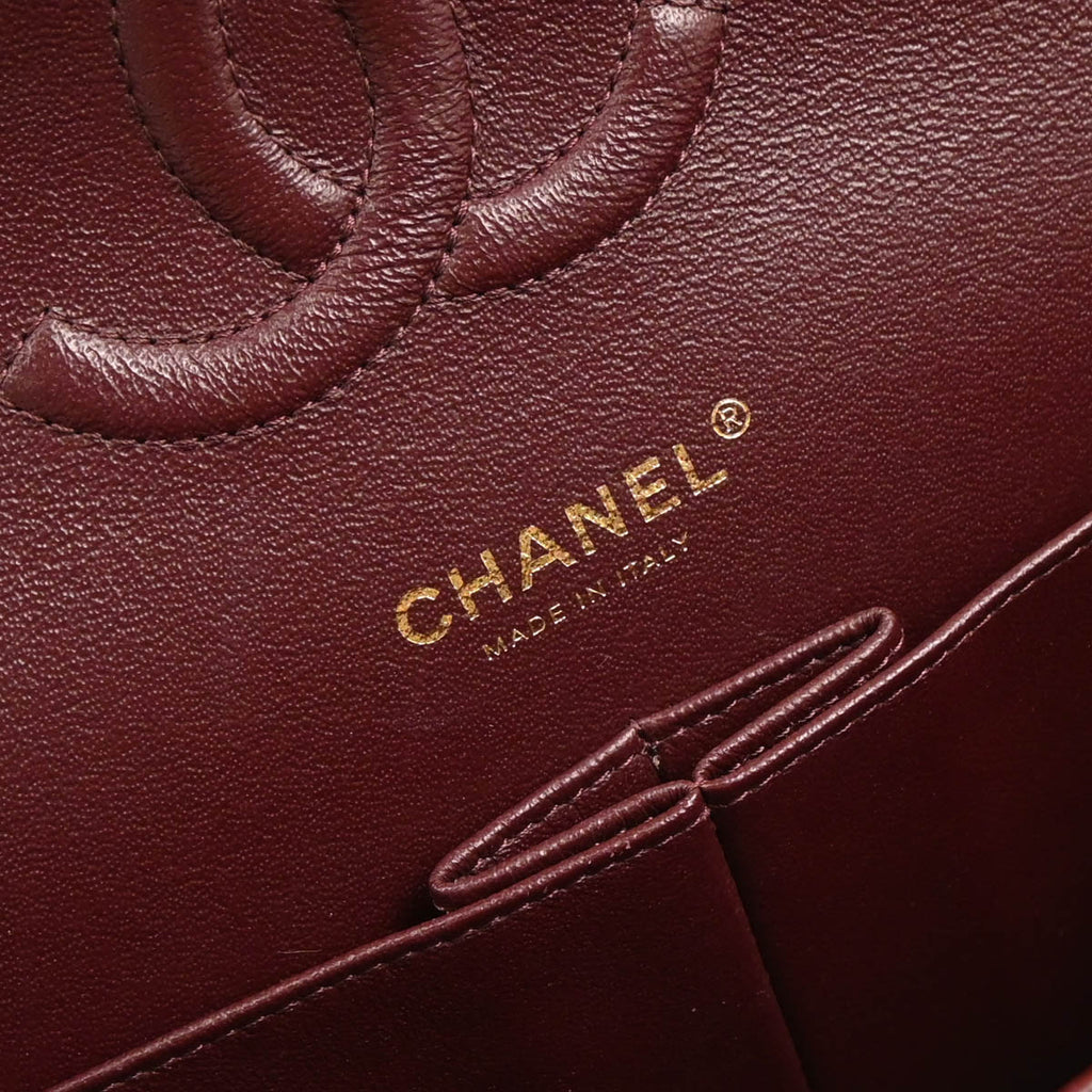 Chanel 2019 Black Caviar Medium Classic Double Flap Shoulder Bag