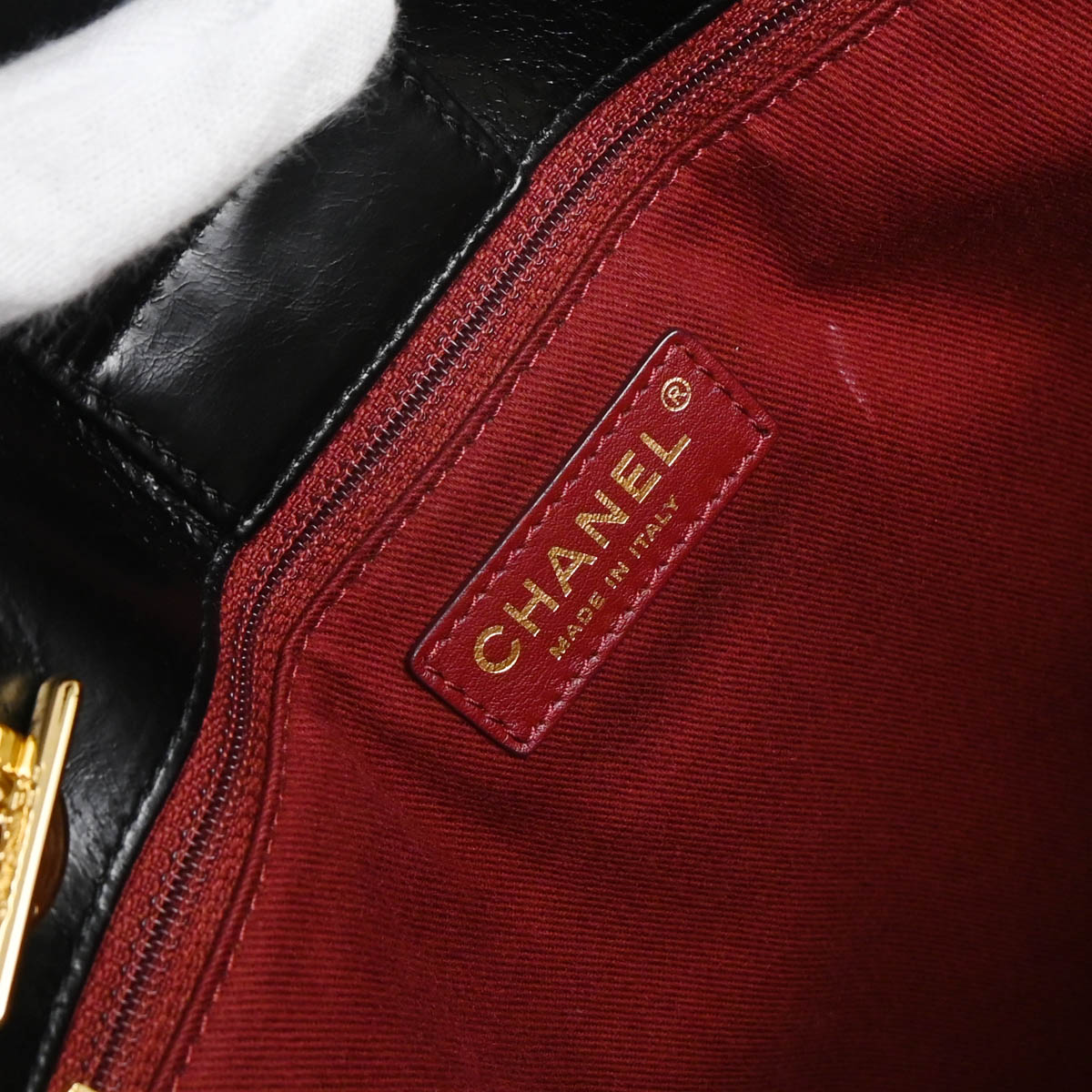 Chanel 2017 Black Denim Calfskin 2way Shoulder Tote Handbag