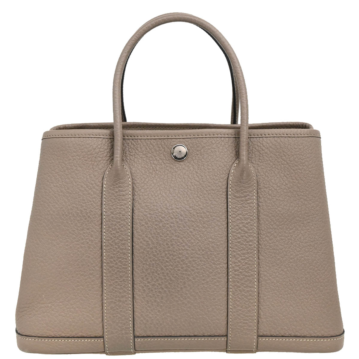 Hermes 2017 Gris Asphalt Negonda Garden Party TPM Tote Handbag