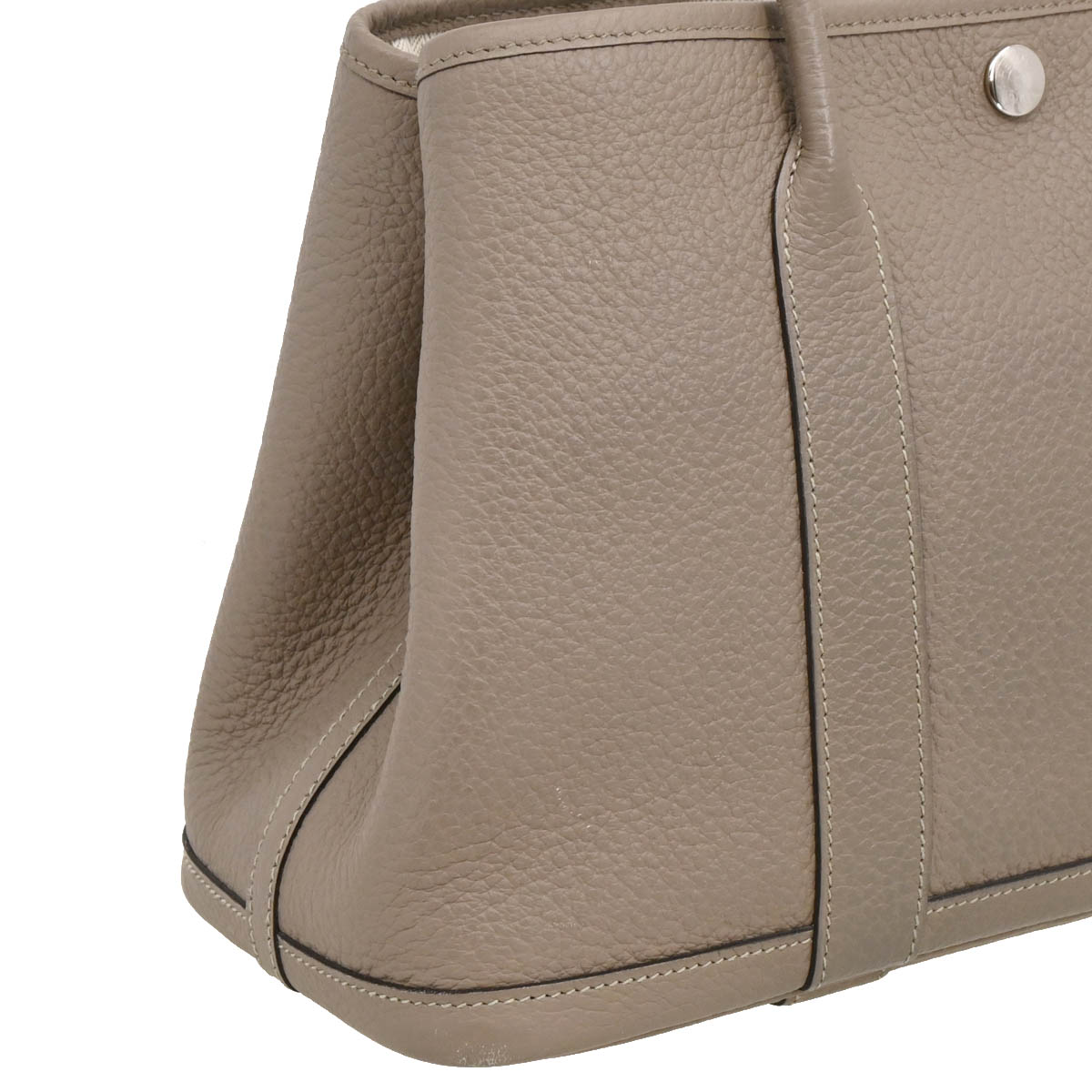 Hermes 2017 Gris Asphalt Negonda Garden Party TPM Tote Handbag