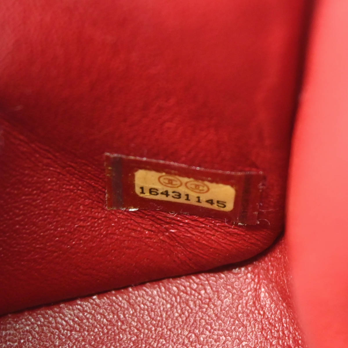 Chanel 2012 Red Calfskin Mini Classic Square Flap Shoulder Bag