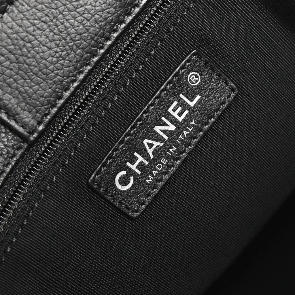 Chanel 2013-2014 Black Calfskin Executive Cerf Tote 2way Shoulder Bag