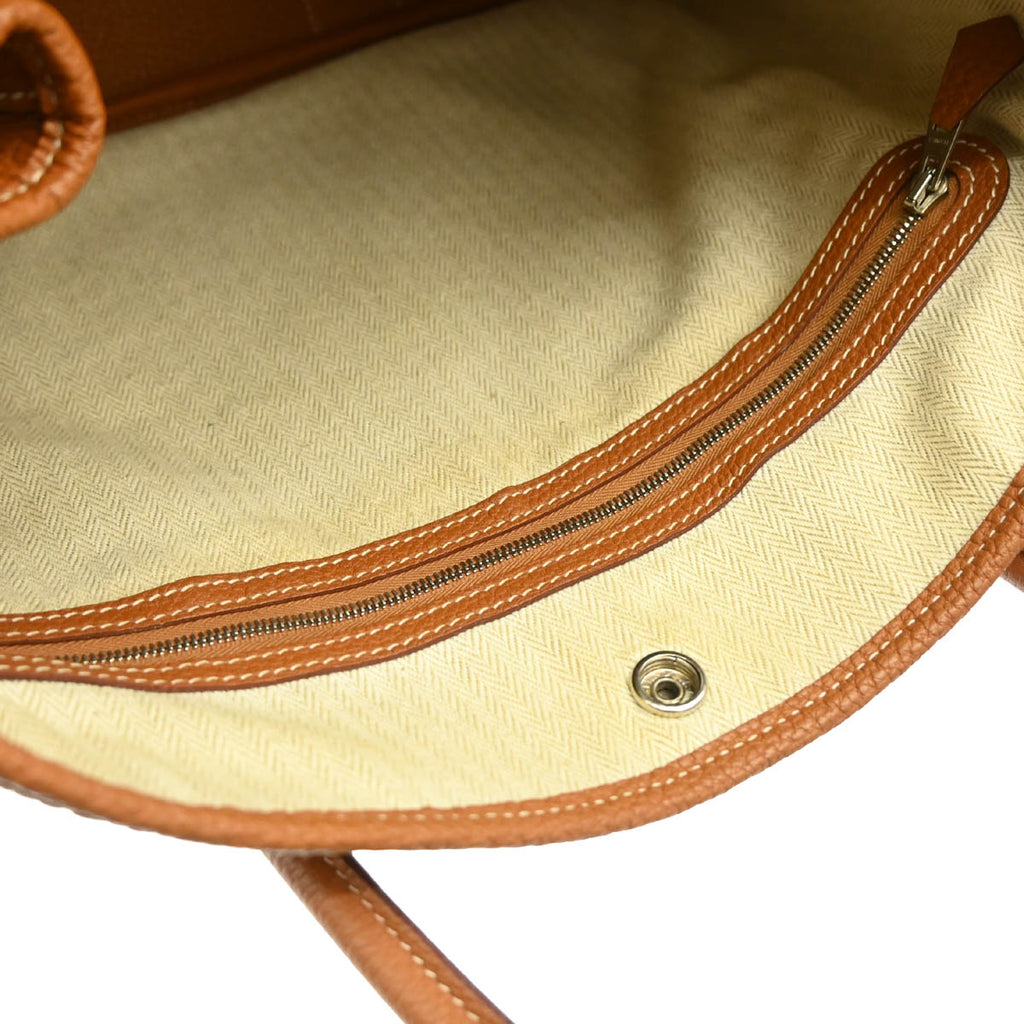 Hermes 2015 Gold Negonda Garden Party 36 PM Tote Handbag