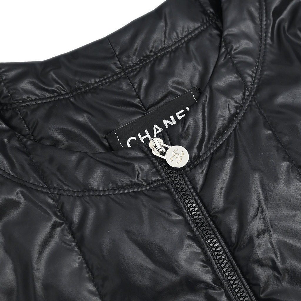 Chanel 2012 Zip Up Jacket Black #36