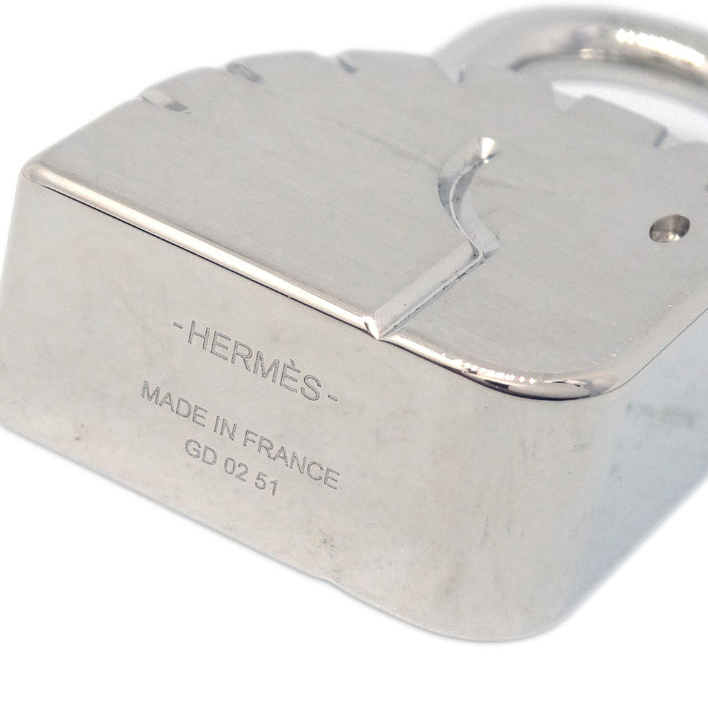 Hermes Horse Cadena Silver Small Good