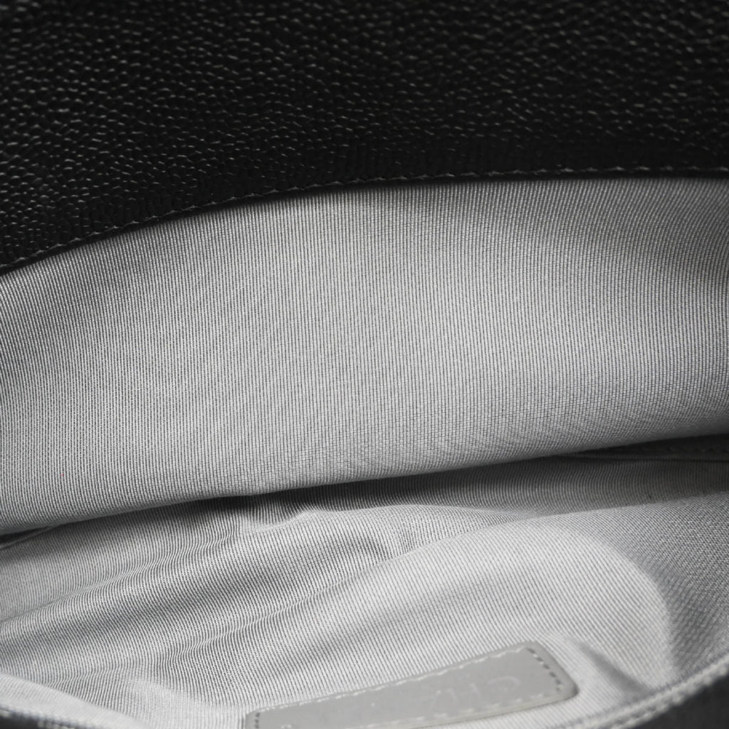 Chanel 2012-2013 Black Caviar Chain Tote Shoulder Bag