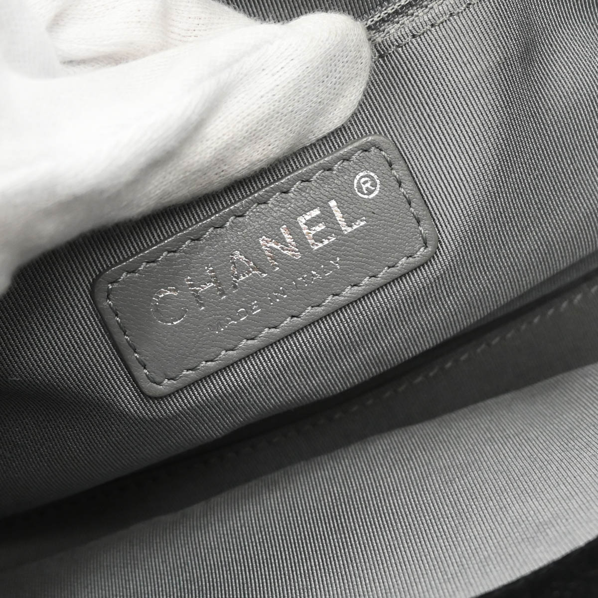 Chanel 2012-2013 Black Caviar Chain Tote Shoulder Bag
