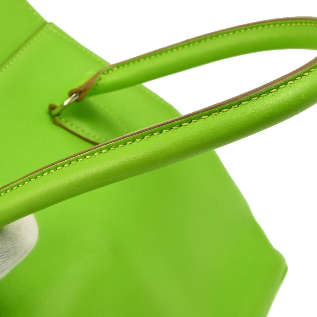 Hermes 2013 Apple Green Veau Swift Toolbox 20 2way Shoulder Handbag